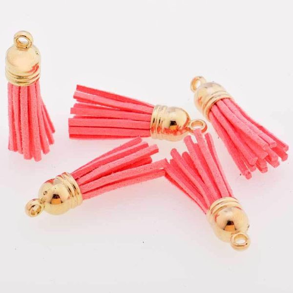 

100pcs lot personalized suede tassel pendant leather tassels for keychain bag cellphone pendant home decoration diy accessories h bbyhra