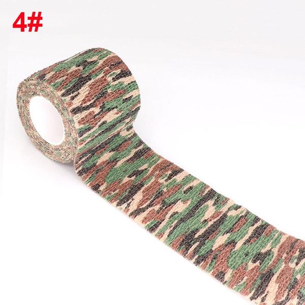 

4.5m camouflage hunting elastic bandage ankle knee finger arm support self adhesive wrap athletic sports protector hunt disguise bbycdb