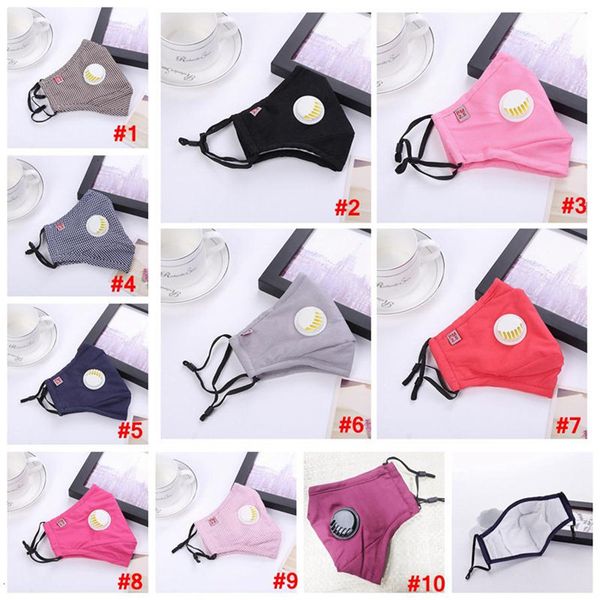 

10 color personalized printed camouflage cotton dust masks reusable exportable washable sun screen designer mask 100pcs t1i1951