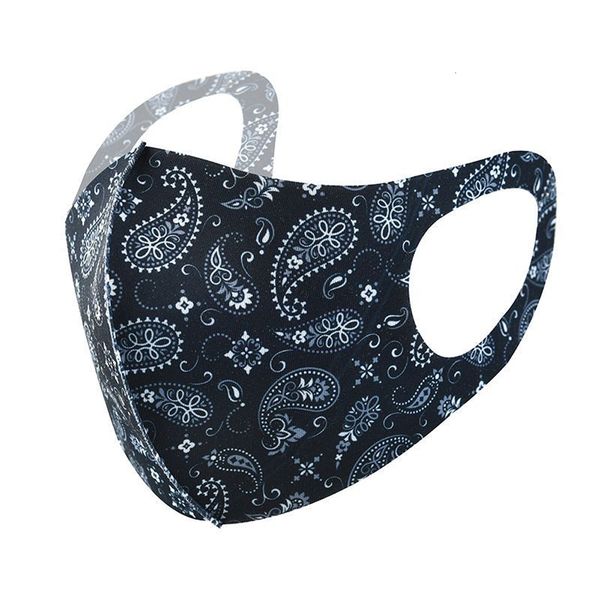 

women fashion floral printed dustproof windproof mouth cotton face outdoor riding quick-drying mask