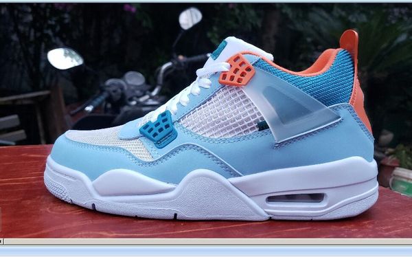 

2020 new 4s union light blue orange leather outdoor shoes men shoes size 40-47