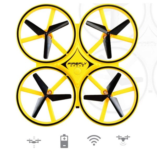

drones zf04 rc drone mini infrared induction hand control altitude hold 2 controllers quadcopter for kids toy gift