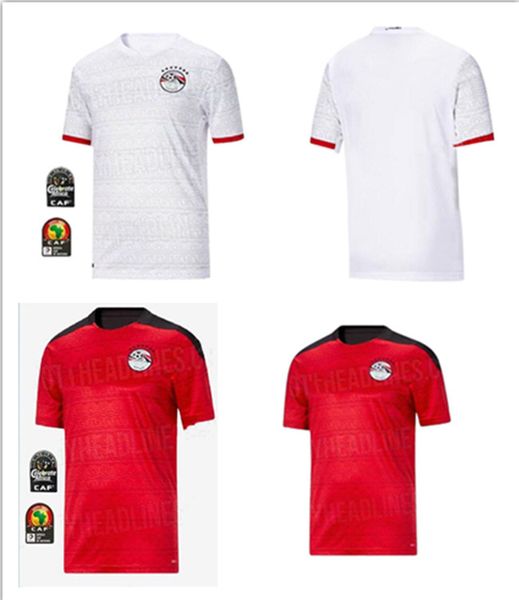 

2021 egypt home / away uniform m.salah 20 21 kahraba a.hegazi ramadan m.elneny football shirt for fans, Black;yellow