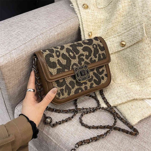 

2022 factory wholesale small female autumn and winter trend fashion one shoulder small square chain messenger bag