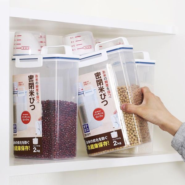 

storage bottles & jars refrigerator box container home kitchen cabinet millet insect-proof sealed grain moisture-proof bottle1
