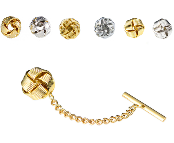 

10pcs / серия twist цветка узел tie tack цепи брошь pin костюм воротник броши булавку мужские украшения аксессуары оптом, Gray