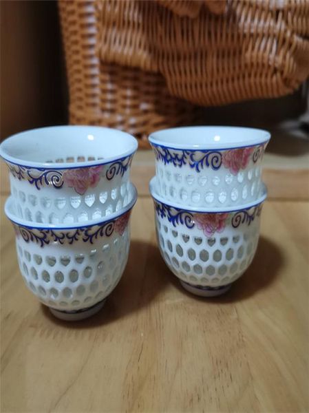 

ceramic teacup chinese tea ware exquisite transparent tasting tea cup creative samll tea bowl white wine cup wmtqou
