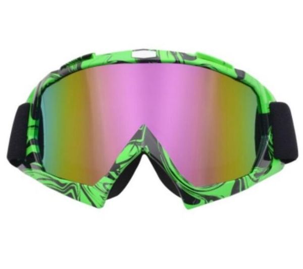 

2021 off-road helmet goggles motorcycle ski goggles off-road wind and dustproof motorcycle riding downhill goggles four seasons, Black