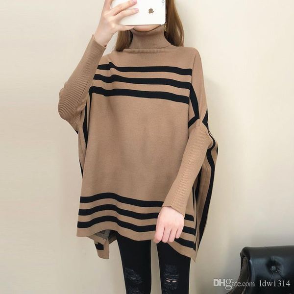 

casual women sweater poncho and cape hollow out knitted sweaters tassel pullover loose sweater women warm coat, White;black