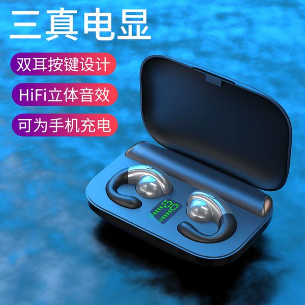 

s19 wirels bluetooth headset new sports clip ear type painls non auricular conduction 5.0 binaural