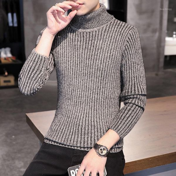 

sweater 2020 featured explosive knitted young men turtleneck sweater korean version selection casual warm1, White;black