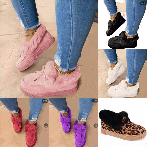 

ph1io home warm house cotton shoes mop cotton yarn snow boots women mens soft slippers plus velvet vertvie slippers indoor outdoor round, Black