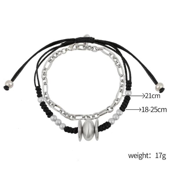 

wgoud bohemian handmade cord bracelet fashion design vintage ethnic multilayer charm heart animal rope bracelet women, Golden;silver