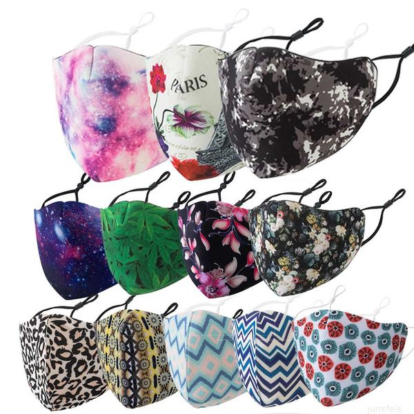 

factory fashion new arrival face mask designer adulot starry sky plants and animals face masks dustproof breathable and