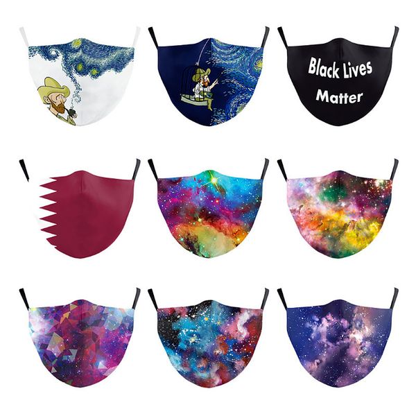 

ear 2020 art adjustable digital printing strap csbj dustproof haze pm2.5 protective mask 3