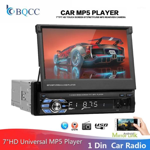 

car radio 1 din 7 "universal mp5 player touch car sound bluetooth fm player usb radio stereo cassette recorder subwoofer1