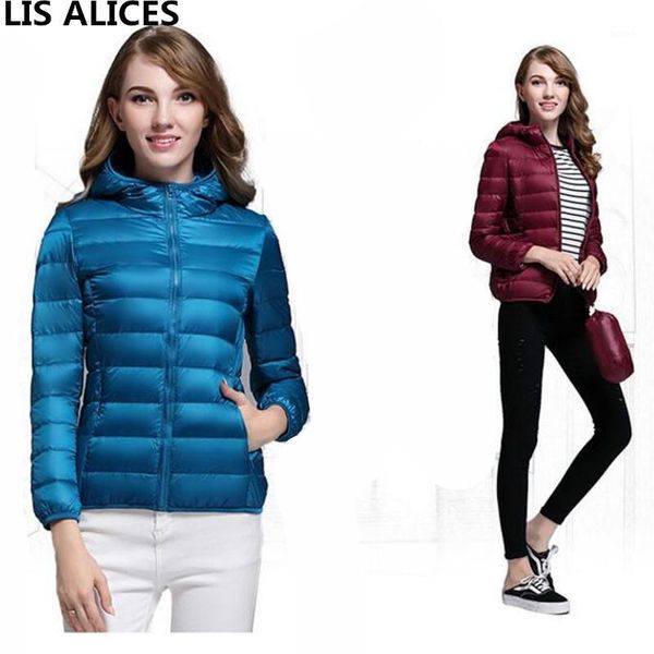 

lis alices 2018 new brand arrive white duck down jacket men autumn winter warm coat men's light thin duck down jacket coats1, Black