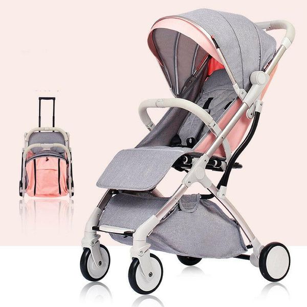 

in eu high landscape light weight baby stroller can sit can lie baby pushchair1