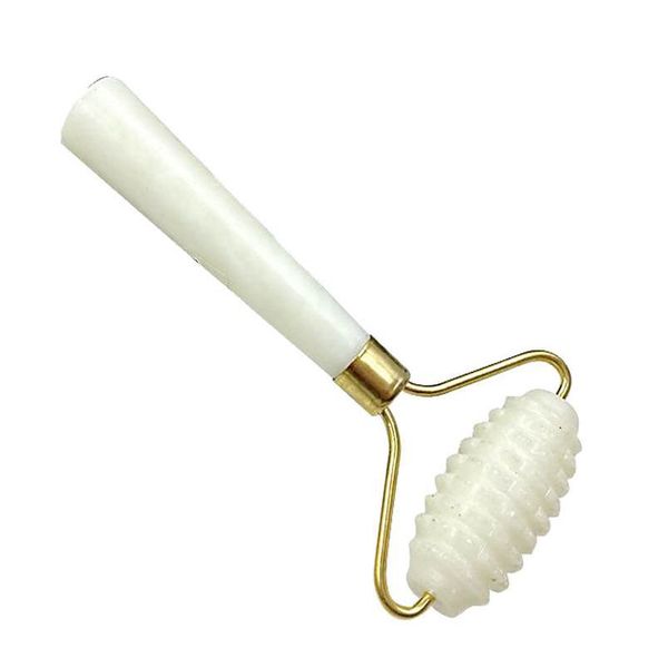 

skin massager roller natural jade stone for face body facial lines neck arms feet relaxation anti-aging beauty massa jlleua