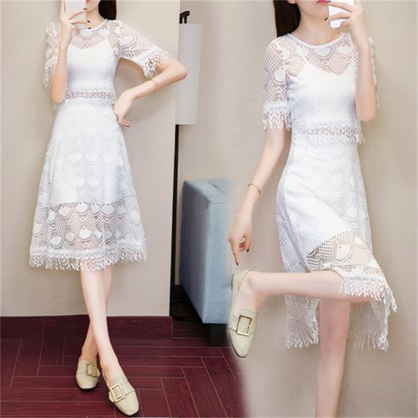

Summer Bow Two Top Joint Parts and Skirt of Korean Will See Femme Deux Female Women Suit 9ngl, Black