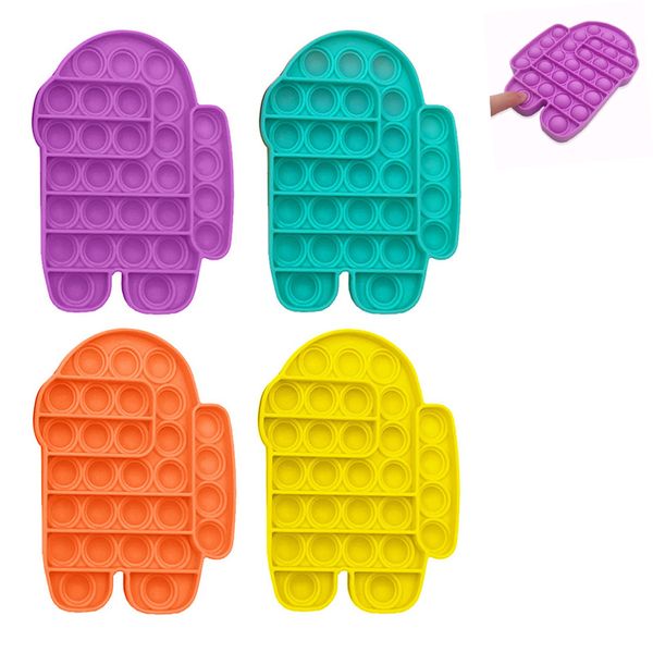 

push pop bubble sensory toy autism needs squishy child funny popit among us anti-stress pop it fidget stress reliver toys
