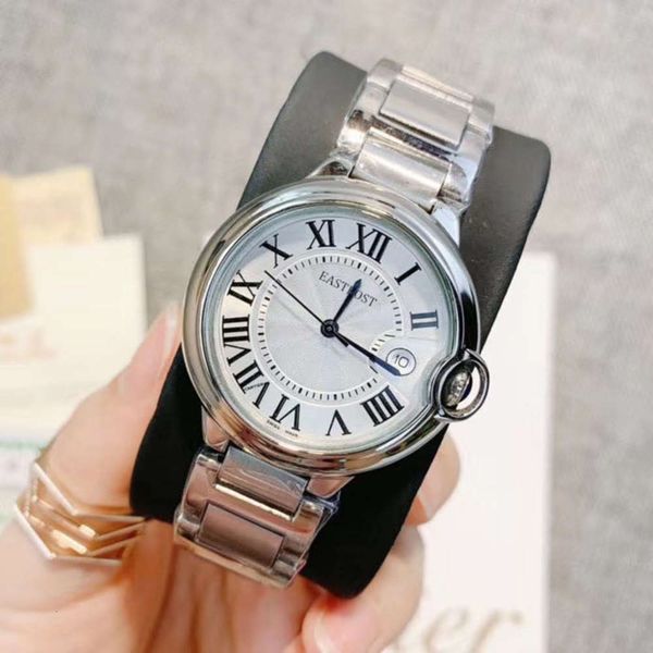 

watch tiktok rome blue male needle and female korean calendar quartz calendar band lady net red live broadcast, Slivery;brown
