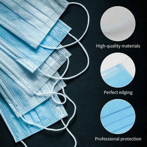

layers non mask 3-ply woven disposable 3 earloop anti-dust face masks ing