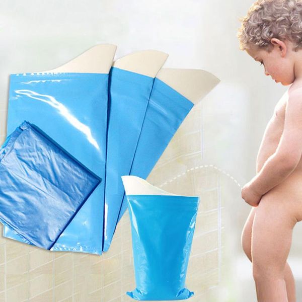 

bath accessory set 2pcs portable travel urine bag emergency mobile mini toilet for children camping car disposable urinal lxy9 de17