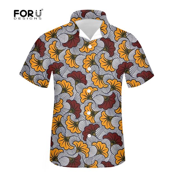 

forudesigns african traditional culture design patterns men's shirt summer hawaiian loose beach blouse plus size shirts c1212, White;black