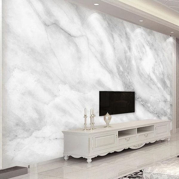 

custom 3d p wallpaper mural gray marble texture tv background wall decoration painting living room bedroom wall papers home
