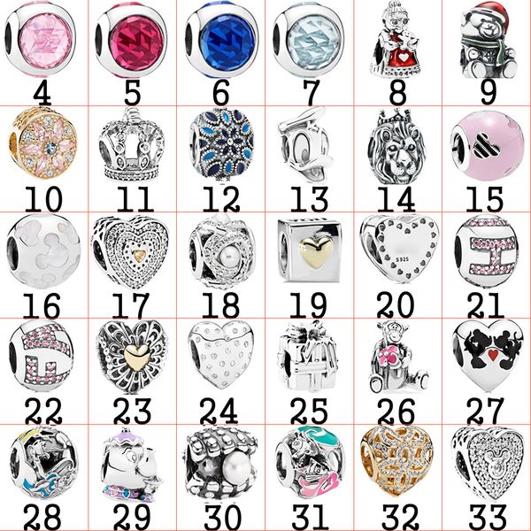 

2020 new 925 sterling silver charm bead pendant fit diy bracelet fashion women romantic original jewelry custom birthday gift