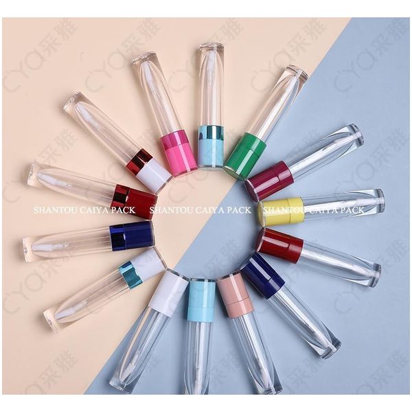 

cosmetic packaging 8ml yellow nude blue white custom empty lip gloss tubes c jllosp yummy_shop