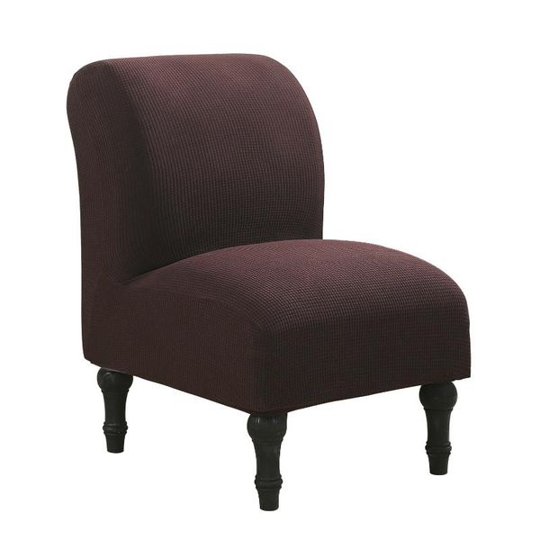 

home el removable furniture protector stretch covers soft knitted armless chair slipcover  washable easy install