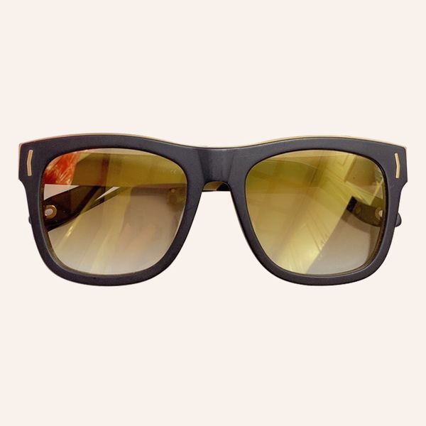 

mirror square make luxury vintage sunglasses women's 847b, White;black