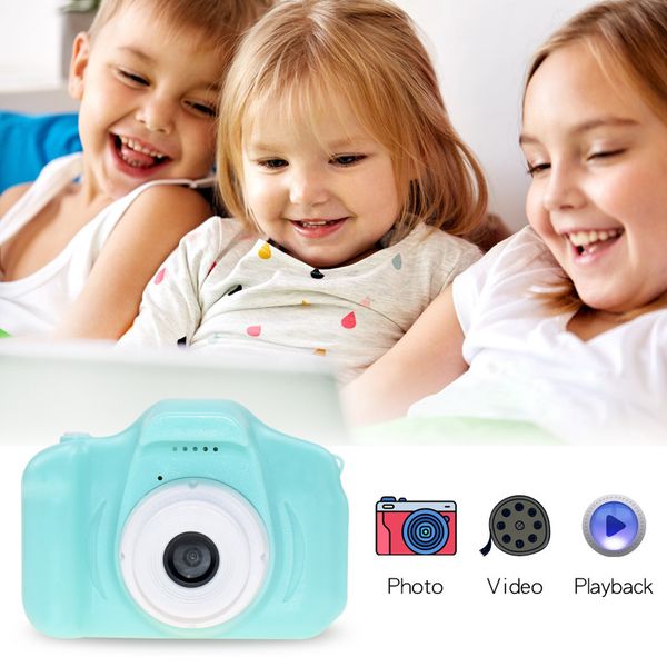 

children kids camera educational toys for baby gift mini digital camera 1080p projection video camera with 2 inch display screen