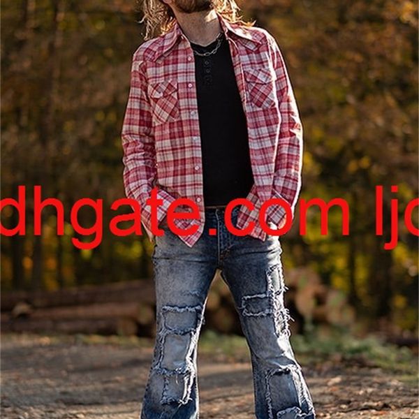 

men's new stretch horn jeans, Blue