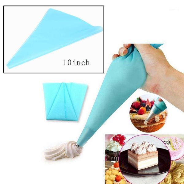 

1pc silicone pastry bag tips kitchen diy icing piping cream reusable pastry bags nozzle set cake decorating tools1