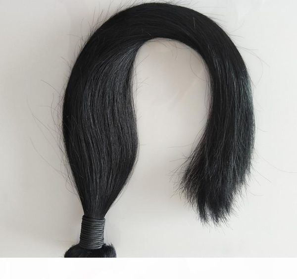 

brazilian remy human hair 3 or 4 bundles 100% unprocessed natural color silk straight virgin hair wefts 100gr per piece, Black