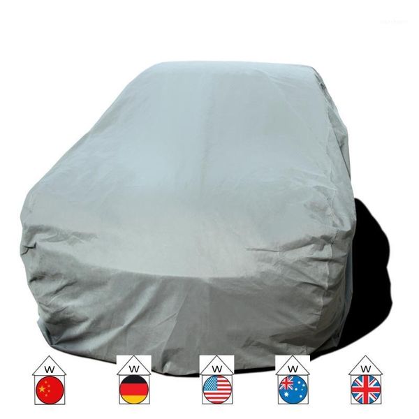 

nonwoven fabric waterproof suv car cover outdoor sunscreen rain insulation thick general protective cover1