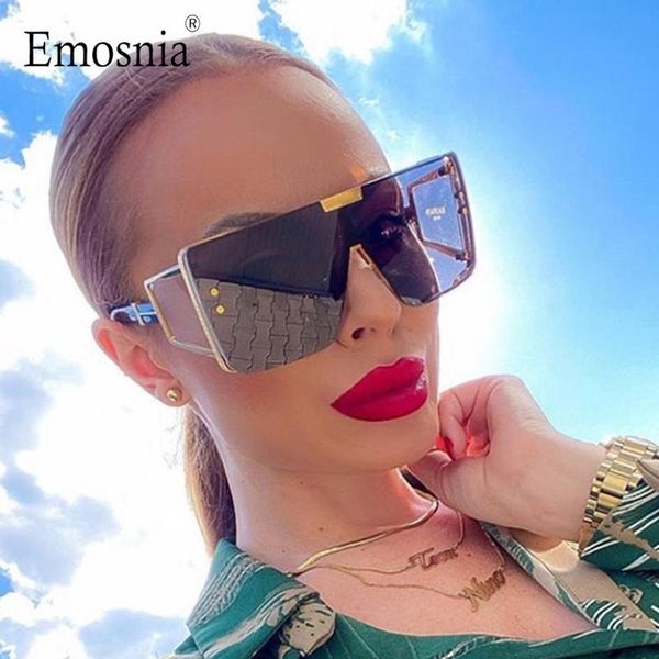 

sunglasses oversized square vintage flat one piece sun glasses women men gradient big frame fashion eyeware driving uv400, White;black
