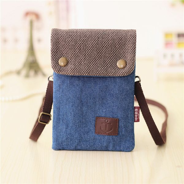 

canvas+denim) children school bags kids crossbody bag female bolsas bolsos feminina small pouches for kindergarten baby girls y0125