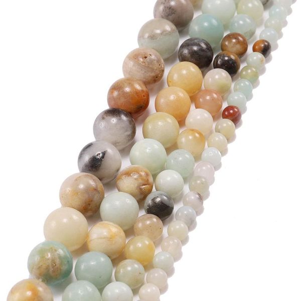 

4 6 8 10 12 mm matte round natural stone beads spacer bead for jewelry making diy necklaces bracelets bulk h jllmxd
