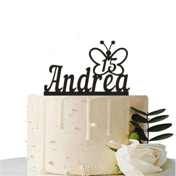 

butterfly funny cake er baby shower birthday party cake accessory personalized name age kids birthday decoration ers