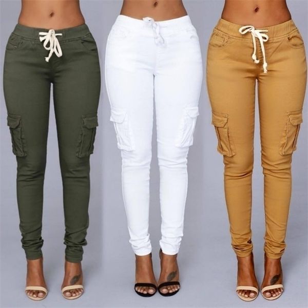 Elastic sexy skinny lápis jeans para mulheres leggings mulher cintura alta jean fina seção jeans calças 220310