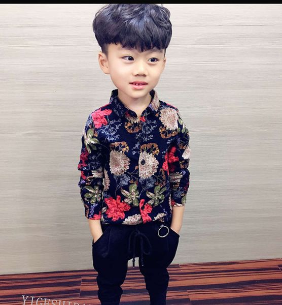 

new boys' in long shirt sve summer children's 2019, White;black