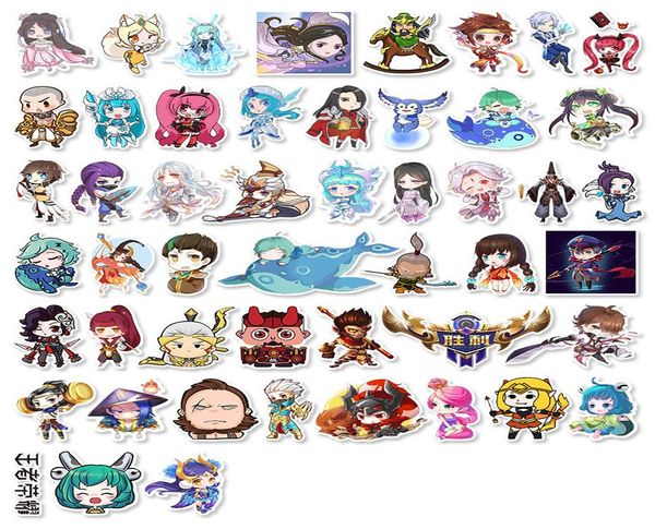 

arena of valor computer games character sticker anime cartoons p album diary stationery pvc waterproof app game stickers bbywvy