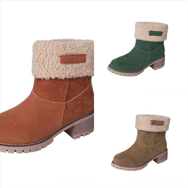 

qyg women pillow flatshoes designersankle boots high boot winter print falts eiderdown lace-up snow quality with down women, Black