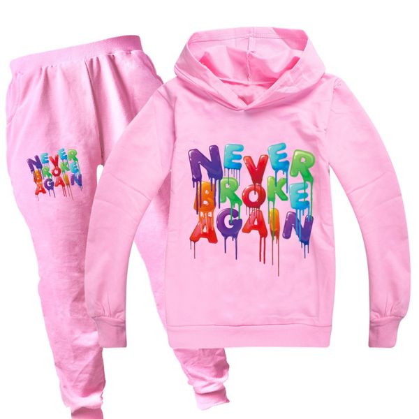 2020 Never Broke Again YoungBoy Hoodies Set Children Long Sleeve