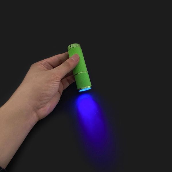 

4 colors uv flashlight 9 led ultra violet torch light lamp for epoxy uv resin cure adhesive glue diy jewelry equipments tool jllcvc