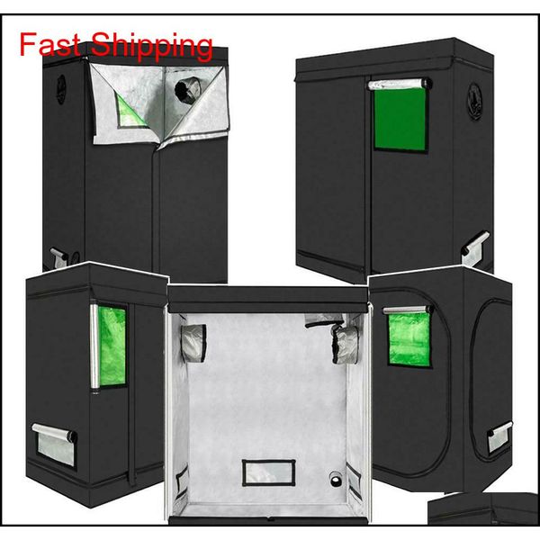 

5 size high-reflective plant grow tent black non toxic hut indo qylxwz ppshop01